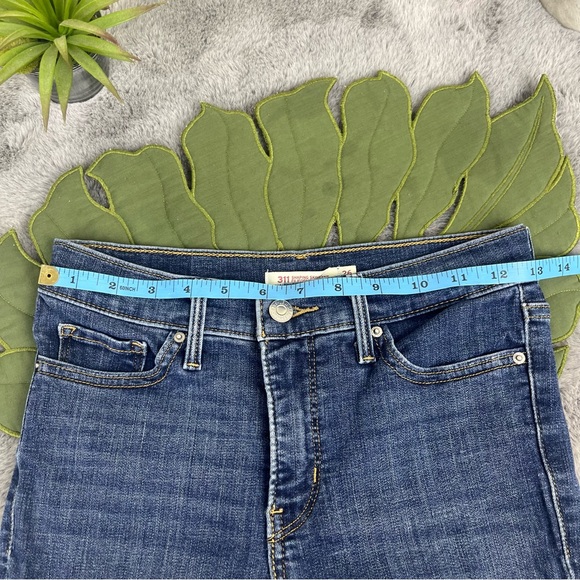 Levi's 311 Shaping Skinny Jeans - Medium Blue - Picture 11 of 13